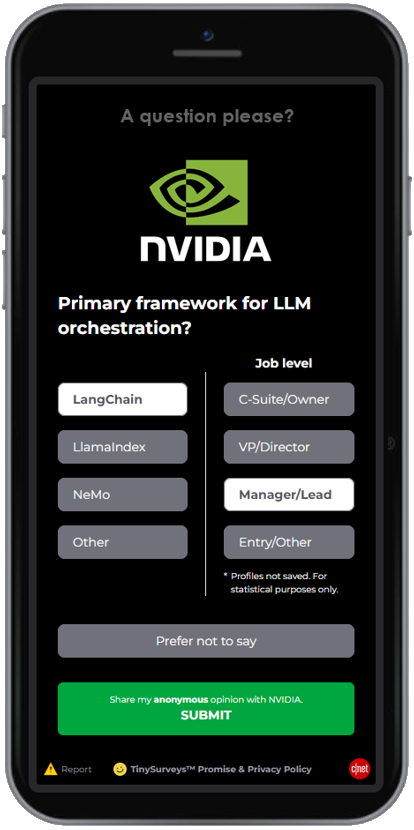 NVIDIA TinySurvey